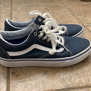 Old school midnight navy vans